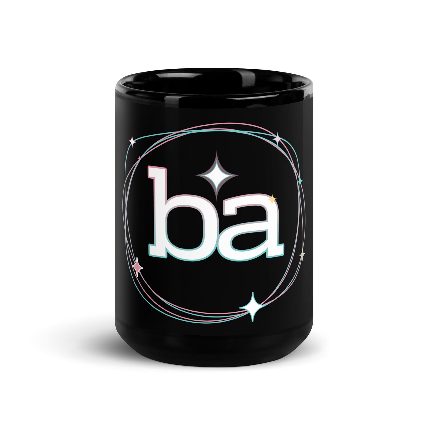 BAkhidimeCREATIONS Black Glossy Mug